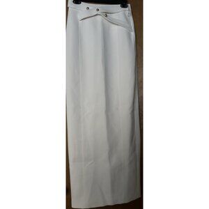 Meshki Angelie Suiting Maxi Skirt Ivory Lined Size XXS New With Tags